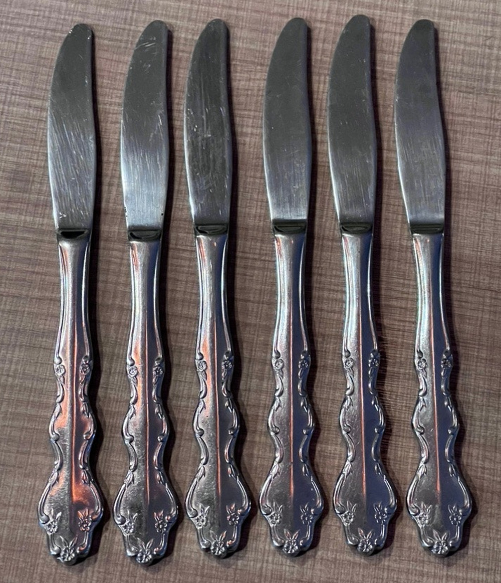 Michael Lloyd Stainless Flatware Ophelia Replacement Pieces Knives Entertaining